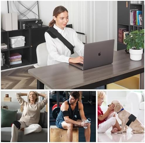 Red Light Therapy for Body,Infrared Light Therapy Pad with Timer Remote Control,Wearable 660nm&850nm with Heating for Neck Shoulder Back Body,Infrared Wrap Belt for Gift for Women Men