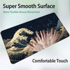 MTG Magic TCG Playmat - Rubber Play Mat With Smooth Surface for Trading Card and Battle Games - Tabletop Inked Game Mat, Retro Waves