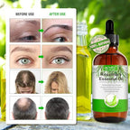 Rosemary Oil for Hair Growth 4.04 Fl Oz, Rosemary Essential Oil for Eyelashs, Eyebrows, Face, Skin Care, Body Massage, Aromatherapy, Hair Loss Treatment, Nourishes The Scalp, Improve Blood Circulation