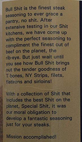 Bullshit steak seasoning from big cock ranch 12 Ounce (Pack of 3)