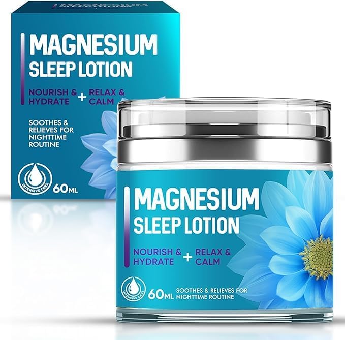 Hackerdom Magnesium Lotion, Topical Magnesium Lotion for Kids and Adults, Natural Calming Cream Support for Bedtime Relax, Stress Relief & Calm Mood