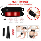 Red Light Therapy Near Infrared Light Therapy Wrap Belt for Body, Red Light Therapy for Neck with 48 Leds for Hands Wrist Wrap for Faster Recovery & Pain Relief, 660nm & 850nm