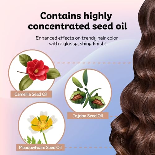 eZn Pudding Hair Dye Ammonia Free Semi-Permanent Self Hair Dye DIY Kit included contain Keratin Made in Korea Beauty (Ash Beige)