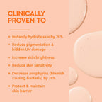 BYOMA SPF 50 Face Fluid - Ultra-Lightweight Facial Sunscreen for All Skin Tones - Luminous Glow, No White Cast - SPF Moisturizer Strengthens Skin Barrier - 1.69 fl.oz