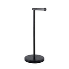 KES Bathroom Toilet Paper Holder Stand Modern Tissue Roll Holder SUS304 Stainless Steel Rustproof Freestanding 20.2" H, Matte Black BPH283S1-BK