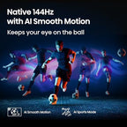 Hisense 75" Class QD7 Series Mini-LED 4K UHD Smart Fire TV (75QD7QF, 2025 Model) - QLED, Native 144hz, HDR10+, Dolby Vision, Dolby Atmos, Game Mode Pro, ALLM, Alexa Built in with Voice Remote, Black