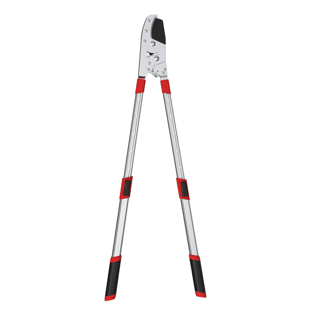 GARTOL Heavy-Duty Extendable Loppers, 28"-41" Telescopic Tree Trimmer, Double Ratcheting Branch Cutter, Anvil Lopper for Thick Branches, Cuts 2" Dry Wood