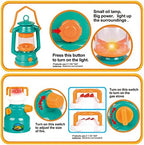 FUN LITTLE TOYS Pop Up Play Tent with Camping Gear and Tools Set, Outdoor Toys for Kids