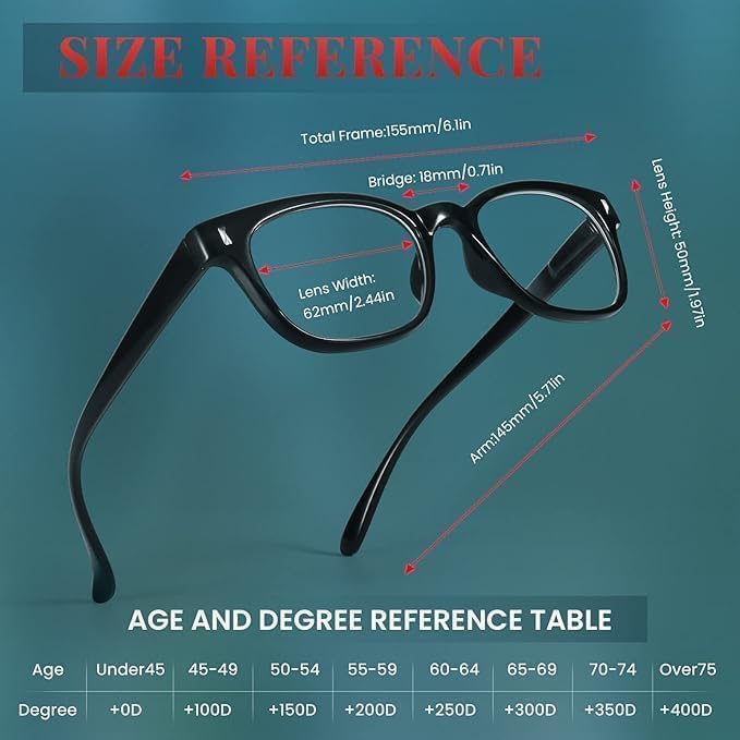 BLS BLUES 5 Packs Reading Glasses for Women Blue Light Blocking, Vintage Computer Eyewear