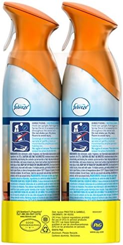 Febreze Air Effects Air Freshener, Hawaiian Aloha, 19.4 oz 2 pack