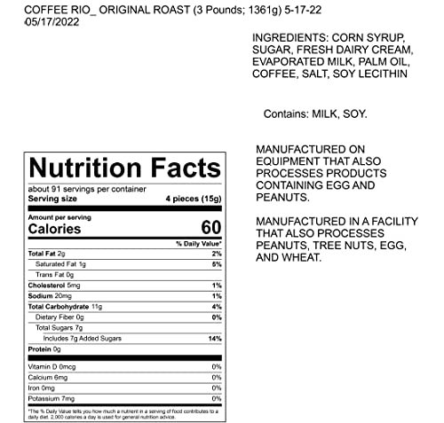 Adams & Brooks Coffee Rio Coffee Candy Bulk Candy 3 Pound Bag – Individually Wrapped Coffee Candies, Coffee Candy, Office Candy, Breakroom Candy, Wrapped Candy, Candy Bulk, Candy For Office, Kosher Candy (Coffee Caramels)