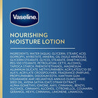 Vaseline Nourishing Moisture Body Lotion Hand & Body Lotion Pack of 12 for Dry Skin made with Ultra-Hydrating Lipids & Pure Oat Extract 3.4 oz