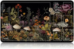 Magic TCG Rubber Playmat - Tabletop Card Playmat with Smooth Surface, Inked Game Mat with Zones, Battle Game, Wildflower Mushroom