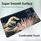 for MTG Game Playmat, for Magic TCG Rubber Play mat,Tabletop Card Playmats with Smooth Surface,Trading Card Inked Game Mat with New Zones,Battle Game,Retro Waves