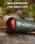 15X54 Monocular Telescope for Adults High Powered – Waterproof, BAK4 Prism, FMC Lens, Compact Spotting Scope for Bird Watching, Hunting Gear, Hiking Accessories, Travel & Camping Gifts