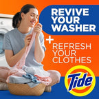 Washing Machine Cleaner by Tide, Washer Machine Cleaner with Oxi for Front and Top Loader Washer Machines, Deep Cleaning Residue & Odor Eliminator, 21 Month Supply