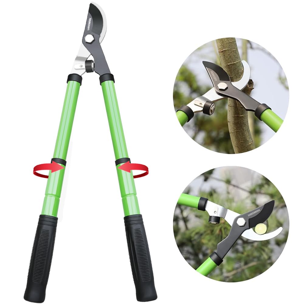 GARDENWORK Loppers for Tree Trimmer Heavy Duty with SK5 Carbon Steel Blade