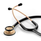 ADC Adscope Lite 619 Ultra Lightweight Clinician Stethoscope with Tuneable AFD Technology, 31 inch Length, Champagne Finish with Black Tubing