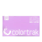 Colortrak Disposable Nitrile Gloves, Pink, Luminous Collection Lilac Frost Latex-Free, Powder-Free Hair Color Gloves for Chemical Processing & Salon Services, 100 Count, Medium