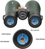 12x50 UHD Binoculars for Adults High Powered with Upgraded Phone Adapter - Large View, Lightweight, IPX7 Waterproof - Binoculars for Hunting Bird Watching Travel Cruise