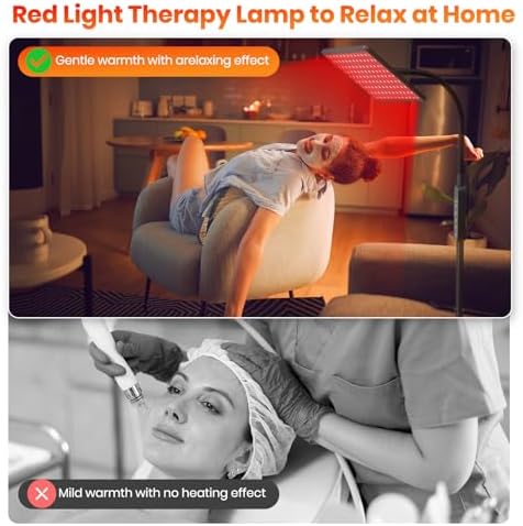 Red Light Therapy Lamp：Gooseneck Infrared Red Light Therapy Lamp with Led 660nm&850nm Red Light Therapy for Face and Body,Remote Control Near Infrared LED Red Light Therapy lamp Device at Home