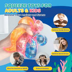 8 Pack Slow Rising Stress Ball, Cute Axolotl Stretchy Fidget Toys for Kids Adults, Stress Relief Stress Ball for Anxiety Relief, Ideal for Autistic Kids