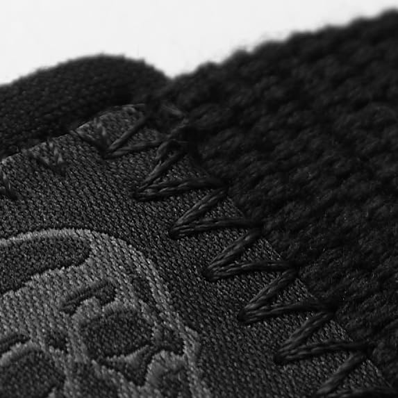 Gymreapers Lifting Wrist Straps for Weightlifting, Bodybuilding, Powerlifting, Strength Training, & Deadlifts - Padded Neoprene with 18 inch Cotton (Black/Black)