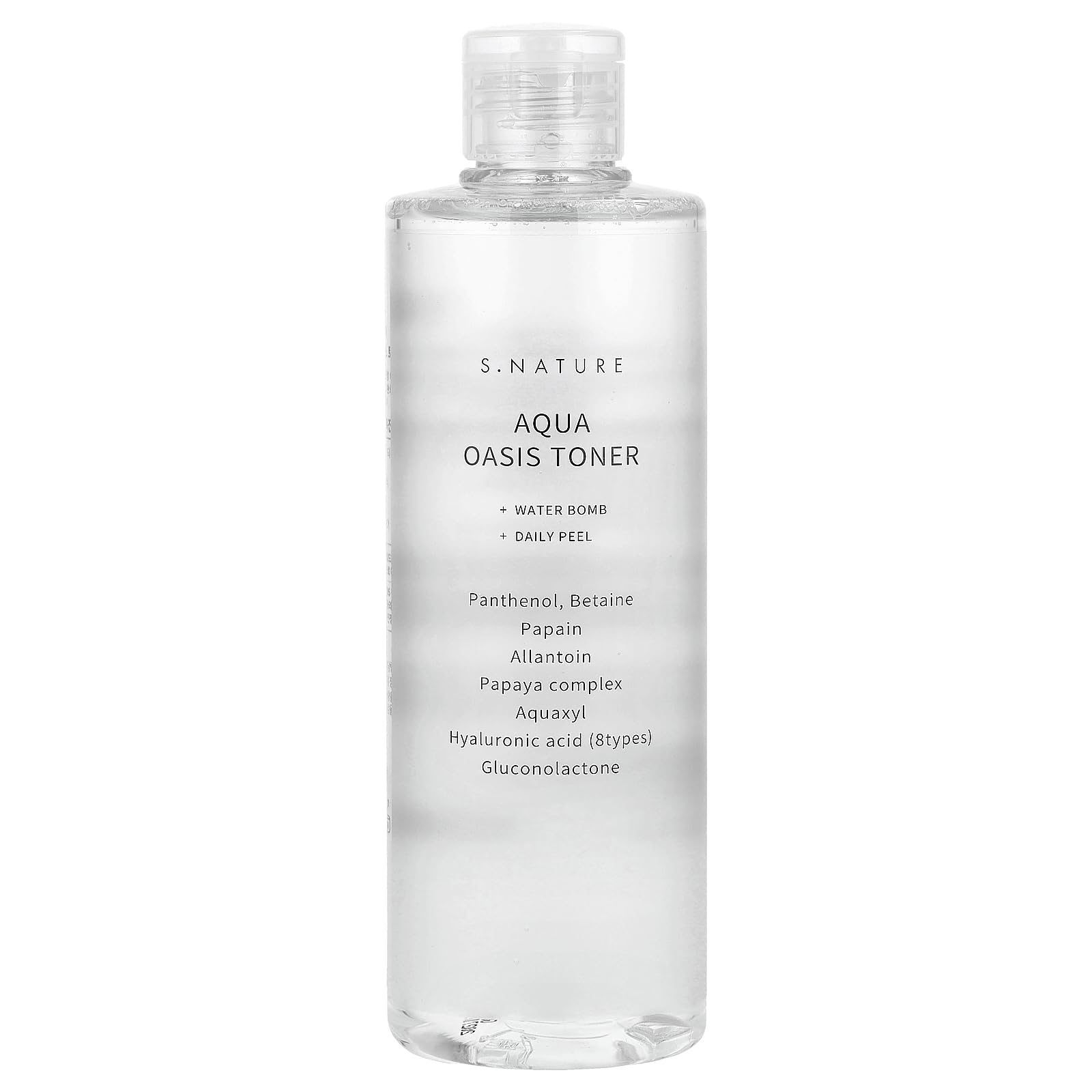 S.NATURE Aqua Oasis Toner | PHA, Soothing and Calming Skin,Hydrating, Refreshing Toner for All Skin Types, Korean Skin Care, Vegan | 300ml, 10.14 Fl Oz