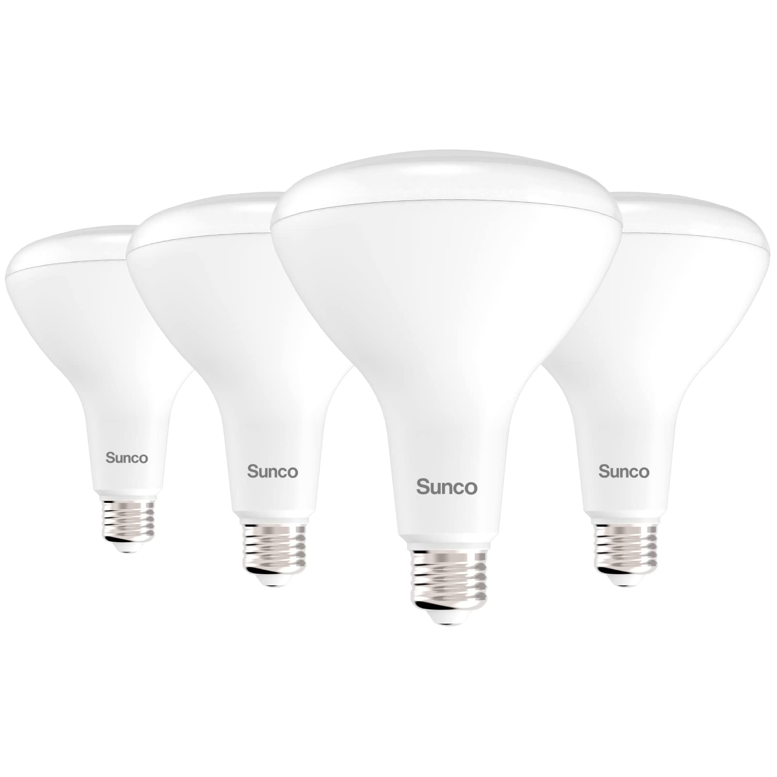 Sunco BR40 LED Light Bulbs, Indoor Flood Lights, Recessed Can Light Bulb, 1400 LM, 17W (100W Equivalent), 3000K Soft White, Dimmable, E26 Base, for Home, Bedroom, Kitchen UL 4 Pack
