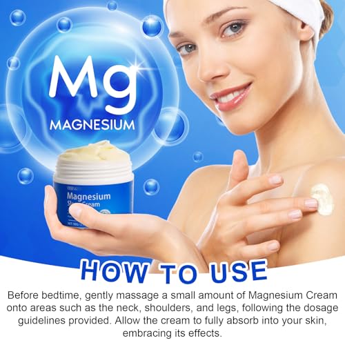 Magnesium Oil for Feet, Magnesium Lotion(3.17 OZ), Magnesium Cream, High Concentration Genuine Zechstein 1pack