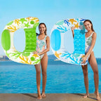 Jasonwell Inflatable Pool Float Chair - 2Pack Floating Pool Chair Lounge Floats for Swimming Pool Water Chair Pool Lounger with Cup Holder Pool Toy Party Floaties for Adults
