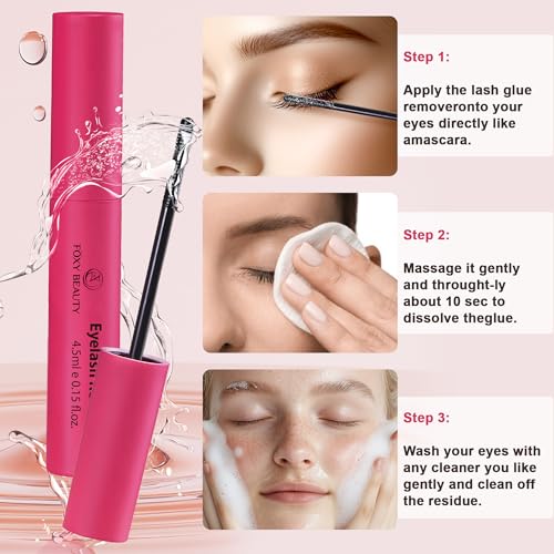 2 Lash Remover for Lash Extension at Home Lash Remover for Cluster Lashes 10 ML Lash Cluster Remover Gentle Soothing Oil Cluster Lash Bond Remover Lash Adhesive Remover Lash Bond and Seal Remover
