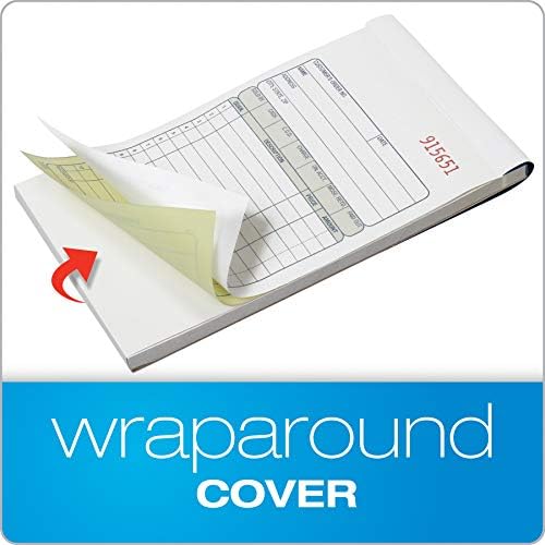Adams Sales Order Books, 2-Part, Carbonless, White/Canary, 4-3/16" x 7-3/16", Bound Wraparound Cover, 50 Sets per Book, 3 Pack (DC4705-3)