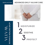 VulvaRx Intimate Moisturizing Balm for Vulvar Skin Care, Organic, Estrogen-Free, 2 oz