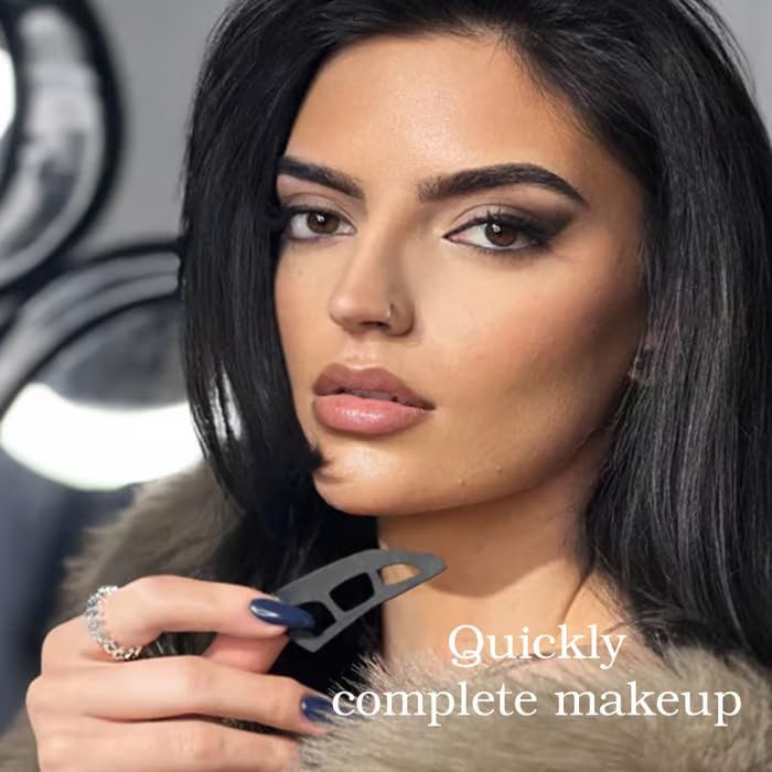 Eyetour Eyeshadow Tool, Eyetour Your Glam Bestie, Eyetour Eyeshadow Guide, Eyetour Makeup Tool for Eyeshadow, Eyeshadow Stencils for Eyes, Eyeliner Template for Women, Quick Make-Up Stencils (1Pcs)