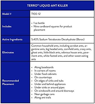 Terro T100-12 Liquid Ant Killer II, 1 oz, Pack of 2