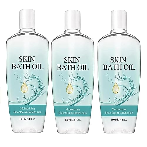 Skin Bath Oil So Soft & Sensual - Original Skin Bath Oil So Soft,Skin Moisturizing Smoothes & Softens Skin Soft,Original Bath Oil for Women.3Pcs.
