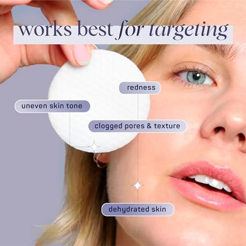 SpaLife Beauty Rest & Reset Toner Pads – for Uneven Skin Tone, Redness, Clogged Pores, Dehyrated Skin with Aloe, Heartleaf, & Purslane – Toner Pads for Face, Face Pads, Pre-Soaked Pads