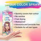 Temporary Hair Color Spray, Temporary Hair Color Wax, Washable Hair Wax Dye Pomades Disposable Natural Hair Strong Style for Christmas Party,Hollowen,Cosplay (Blue)