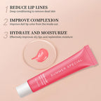 5Pcs Summer Lip Butter Lip Balm, Ultra-Hydrating Natural Vegan Lip Balm, Sheer-Tinted Shine & Hydration Lip Care, Soothes & Softens Dry Lips Skincare, Bálsamo labial hidratante