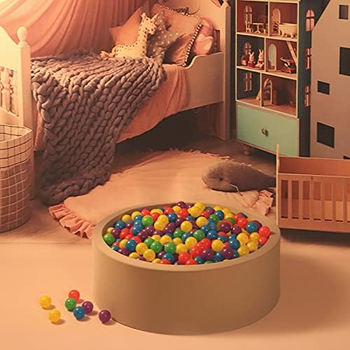 GOGOSO Ball Pit Balls for Toddler, Baby Plastic Playballs Kids Soft Pastel Pelotas Non-Toxic BPA-Free,Mix Color,100 Balls