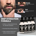 Beard Oil - Unscented - Moisturizes, Softens & Conditions with Jojoba Oil & Argan Oil - Beard Conditioner for Men with Beards, Mustaches, Facial Hair - Reduces Itchiness, Promotes Growth