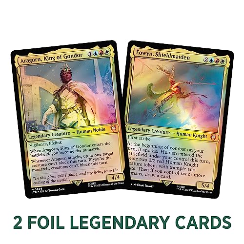 Magic The Gathering The Lord of The Rings: Tales of Middle-Earth Commander Deck 1 + Collector Booster Sample Pack