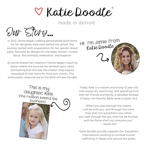 Katie Doodle - Superbowl Party Decorations 2026 - (Made in the USA) - Essential Super-Bowl Party Supplies Games Decorations - Includes 1 x Football Squares Poster (11x17 inch)