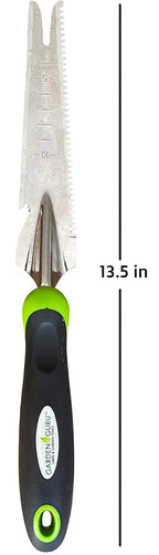 Garden Guru Hand Weeder Trowel with Ergonomic Handle – Stainless Steel Weeding & Digging Knife – Rust Resistant - Perfect for Weeding, Transplanting, Digging, Pruning, Cutting