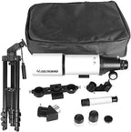 Telescope for Adults High Powered, 80mm Aperture 600mm Telescopes for Adults Astronomy, Travel Telescopio for Beginners with AZ Mount, Backpack, Phone Adapter, Moon Filter