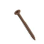 Nuvo Iron Deck Screws #8 x 2'' - 4000 Count, Brown