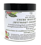 Chebepowder Hair Growth Butter(No Coconut Oil)/Chebepowder with Aloe vera/Amla Powder/Jamaican Black Castor Oil/Fenugreek (Unscented, 4 oz)