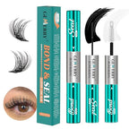 GEMERRY Lash Bond and Seal Waterproof Sensitive Eyes-Friendly Lash Cluster Glue New Upgraded Formula 12 ml Bond and Seal Lash Glue Strong Hold Eyelash Glue for Self Use at Home