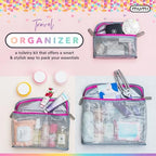 MUMI Travel Toiletry Bag Set 3 Water-Resistant Bags for Toiletries, Makeup, Shaving Essentials, Portable Organizer for Men & Women, Perfect for Travel Essentials